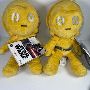 🆕Mattel Disney 2021 Star Wars C-360 stuffed plushie 9” NWT - 2 available